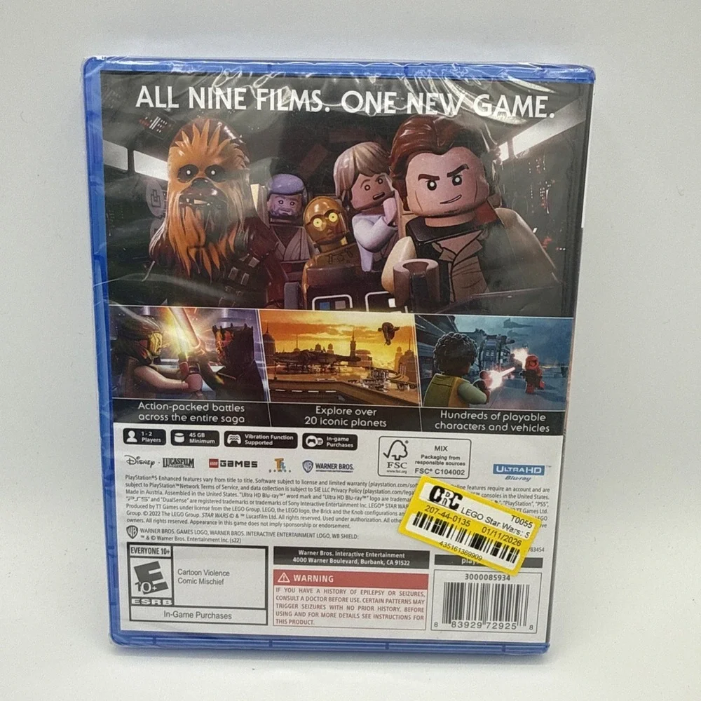 Lego Star Wars The Skywalker Saga‎ Game for PS5